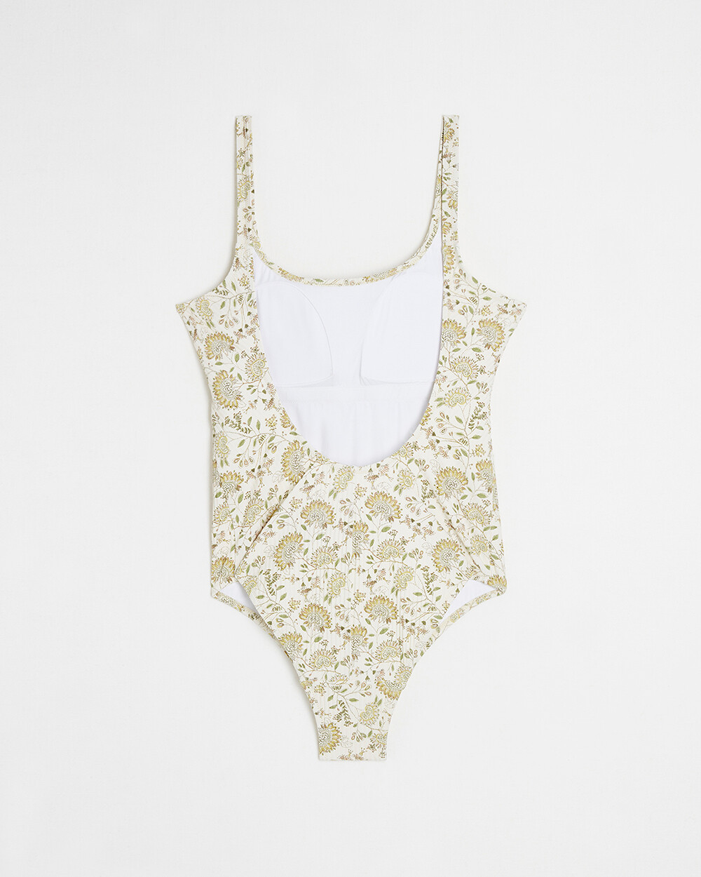 Maillot de bain anti UV Imprimé fleurs Cache coeur