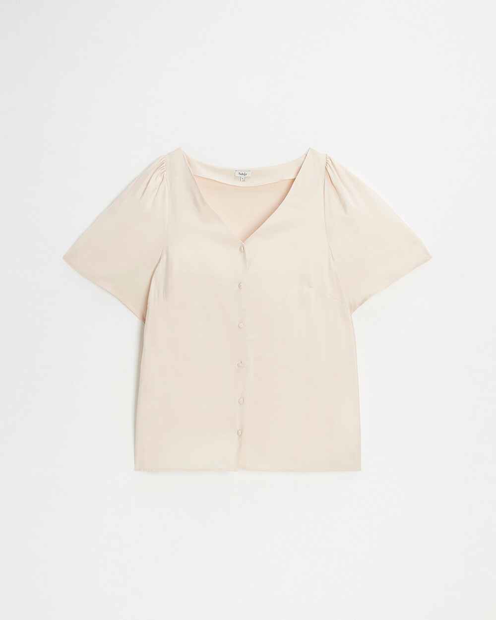 Blouse manches courtes Coloris rose pâle Natalys