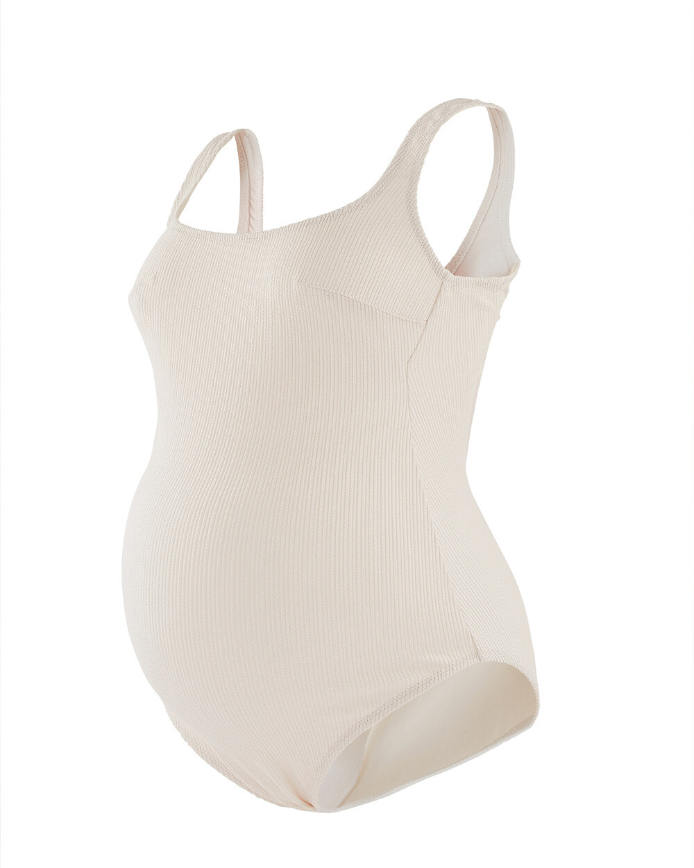Maillot de bain 1 pièce Coloris écru Cache coeur