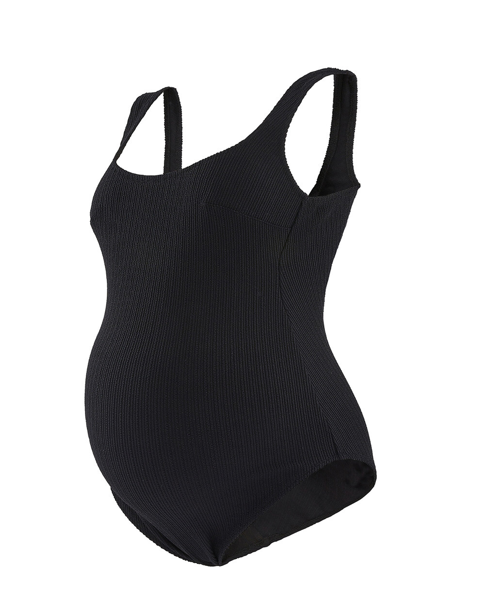 Maillot de bain 1 pièce Coloris noir Cache coeur