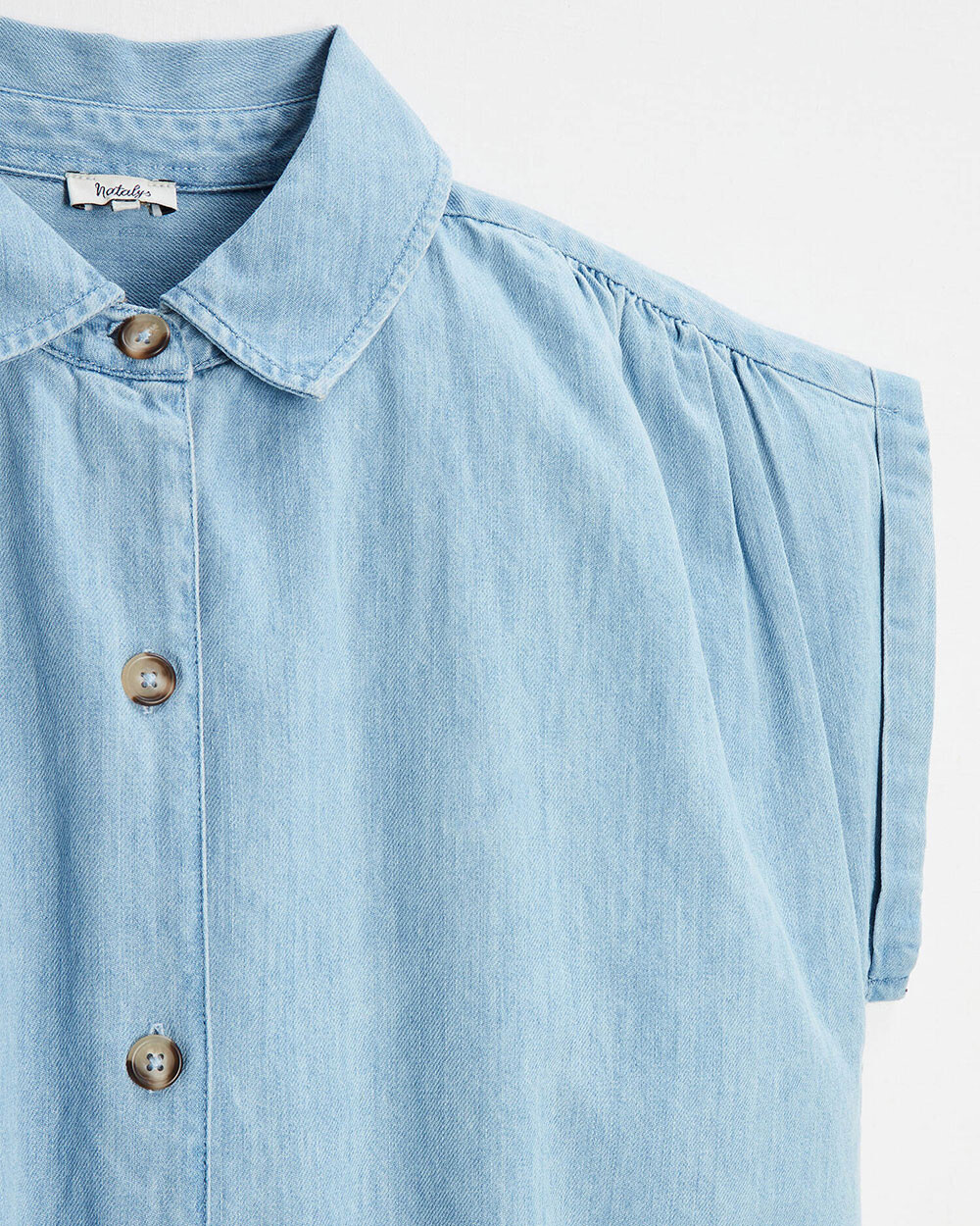 Robe de grossesse en denim Coloris bleu clair Natalys