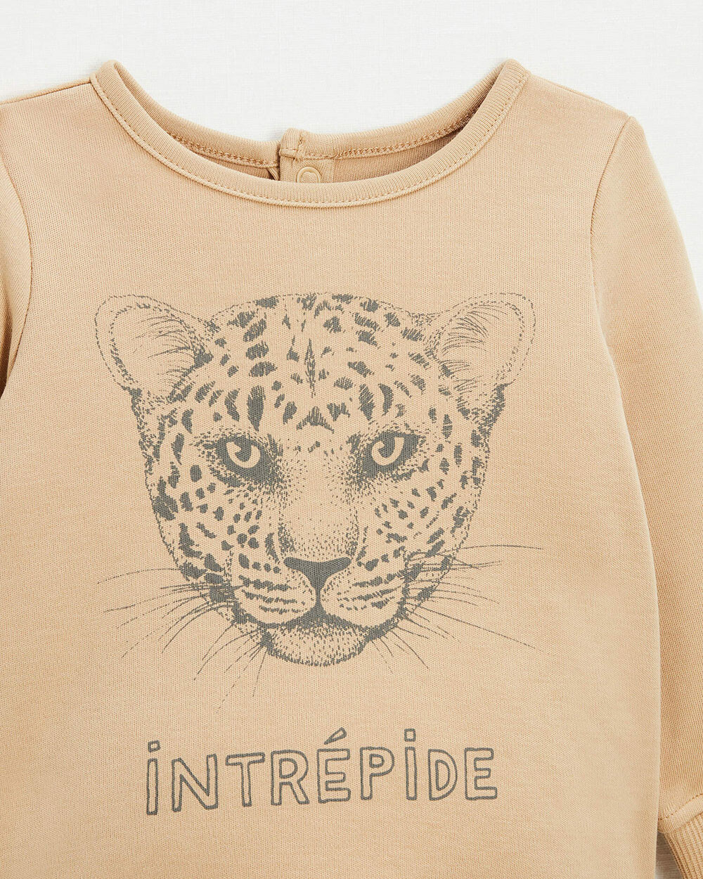 Pyjama 2 pièces en coton Coloris camel Natalys