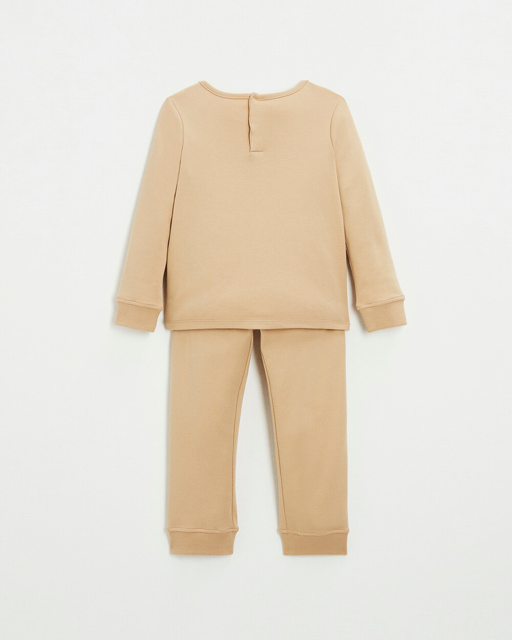 Pyjama 2 pièces en coton Coloris camel Natalys
