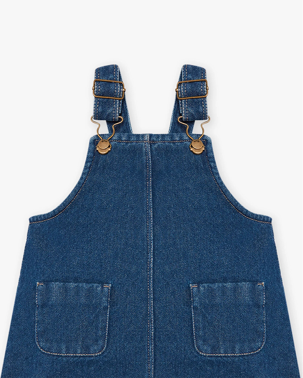 Robe salopette en jean Coloris bleu  Natalys