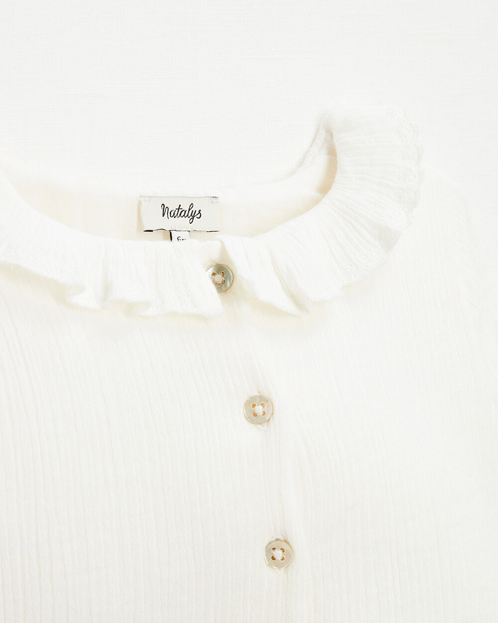 Blouse bébé en gaze de coton bio Natalys