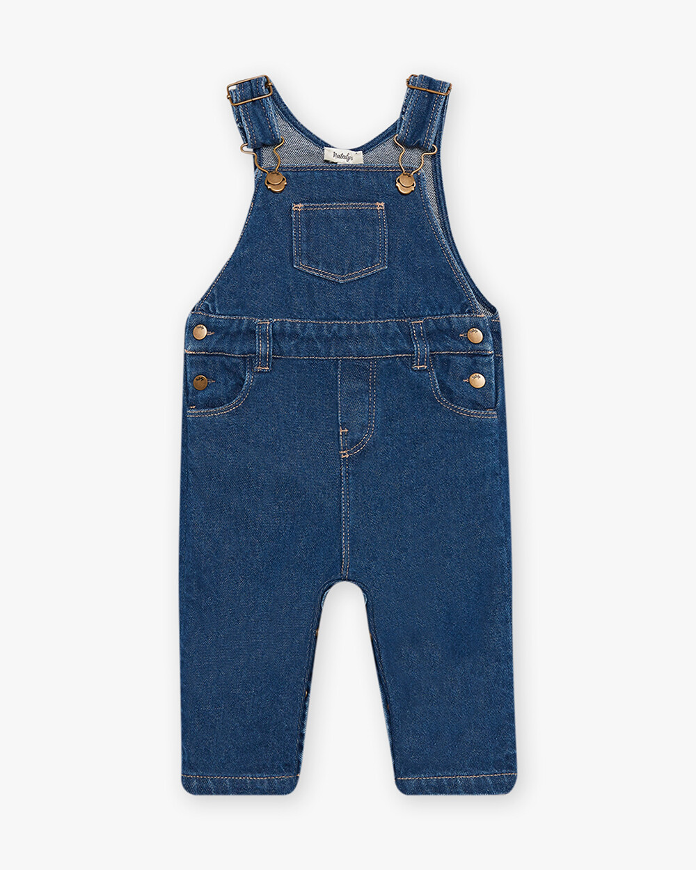 Salopette longue en denim Natalys