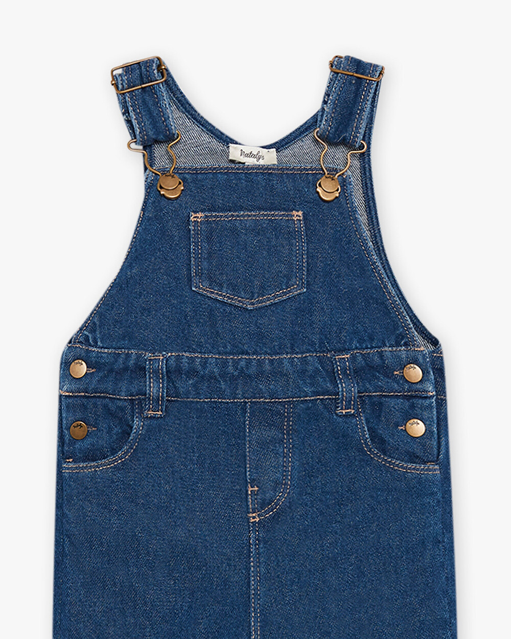 Salopette longue en denim Natalys