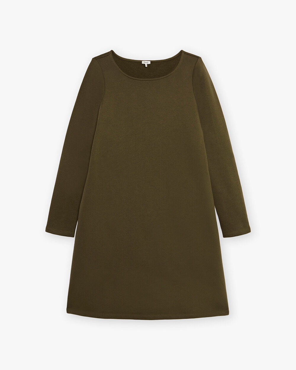 Robe droite en molleton Coloris kaki Natalys