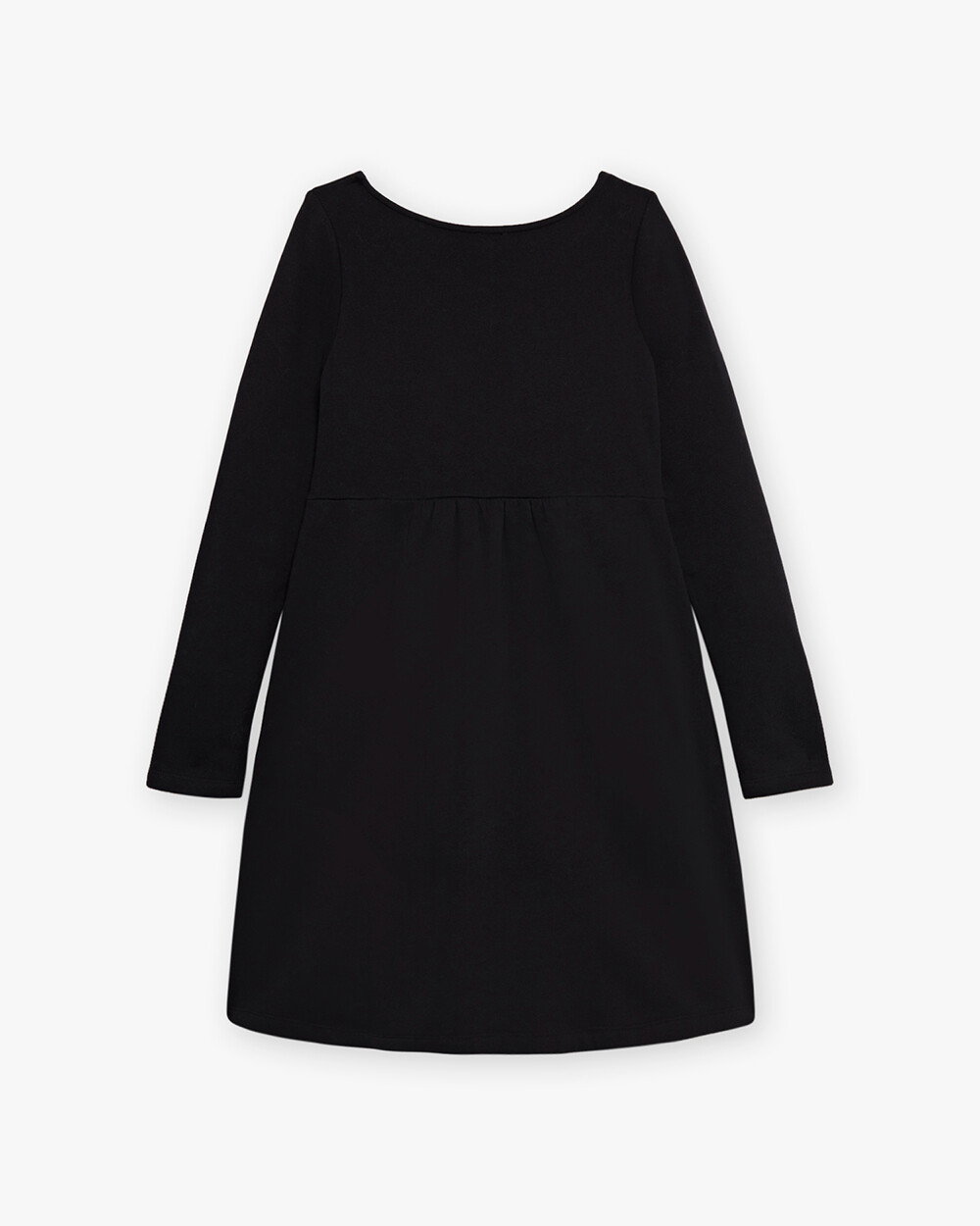 Robe droite en molleton Coloris noir Natalys
