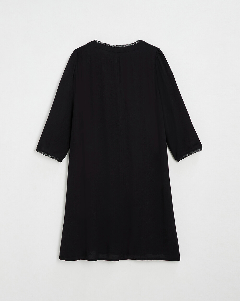 Robe noir en viscose grossesse et allait...   Natalys