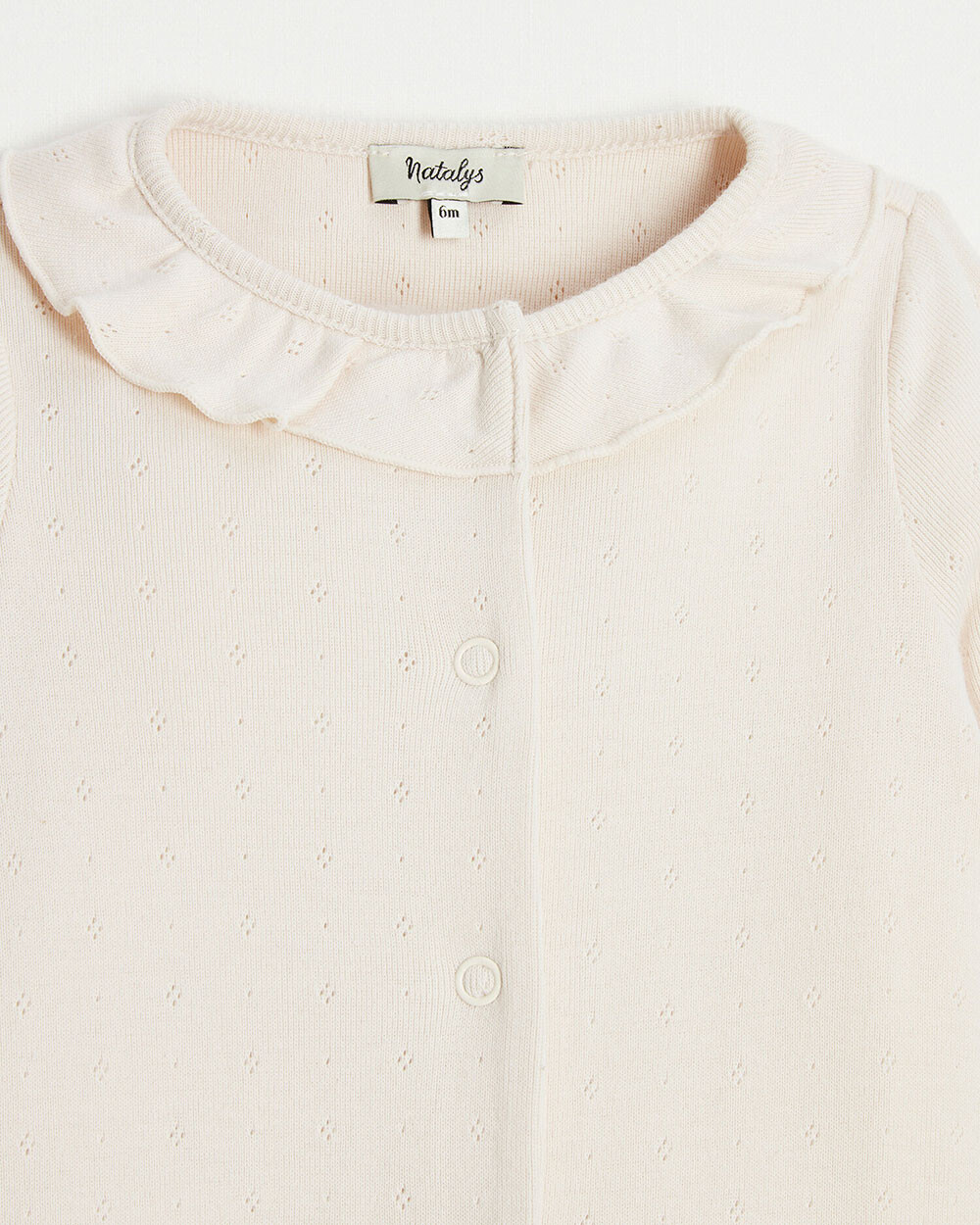 Dors-bien en coton ajouré Coloris rose clair Natalys