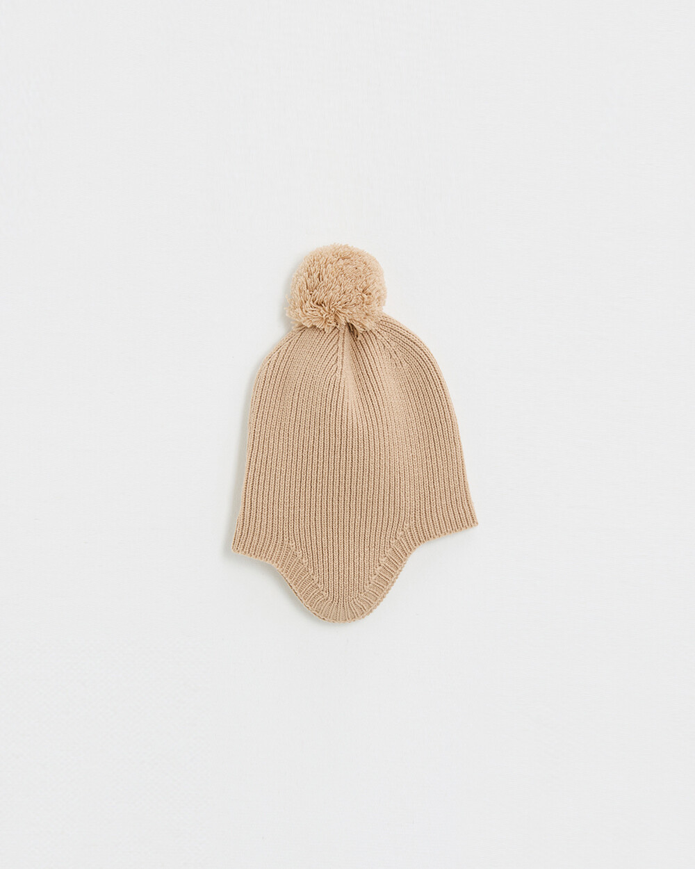 Bonnet en laine mérinos Coloris beige Natalys