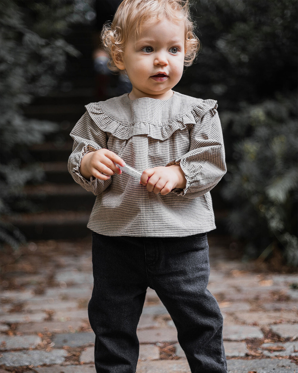 Pantalon en denim Coloris gris anthracite  Natalys