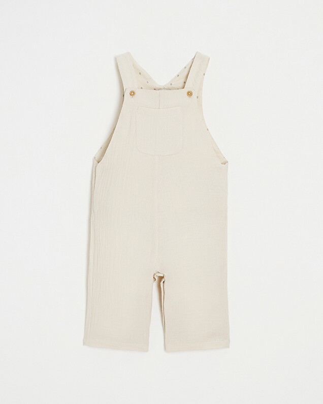 salopette en gaze de coton Coloris beige Natalys