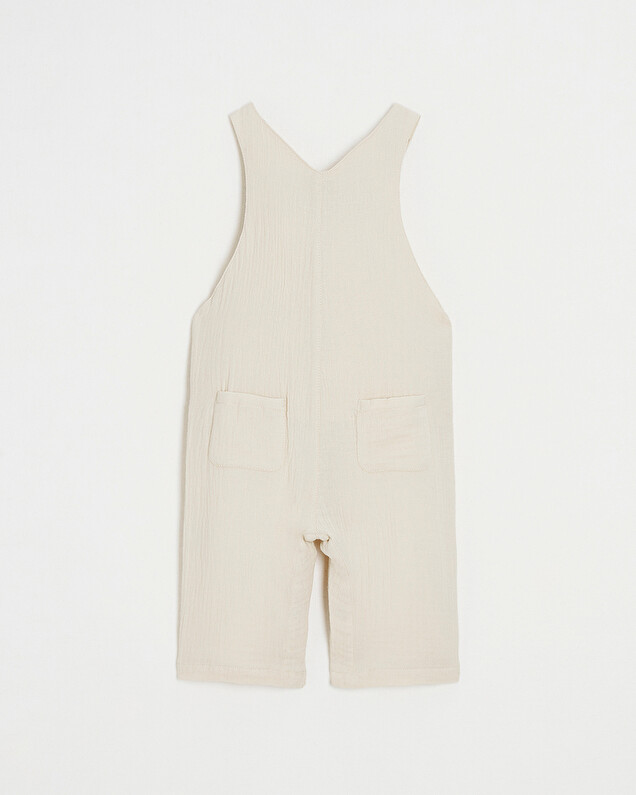 salopette en gaze de coton Coloris beige Natalys