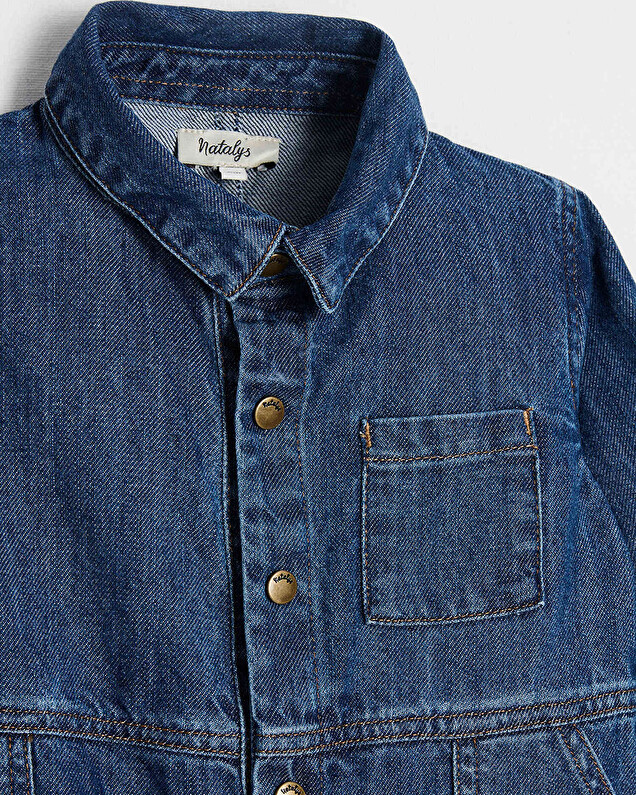 Combinaison en denim Coloris bleu Natalys
