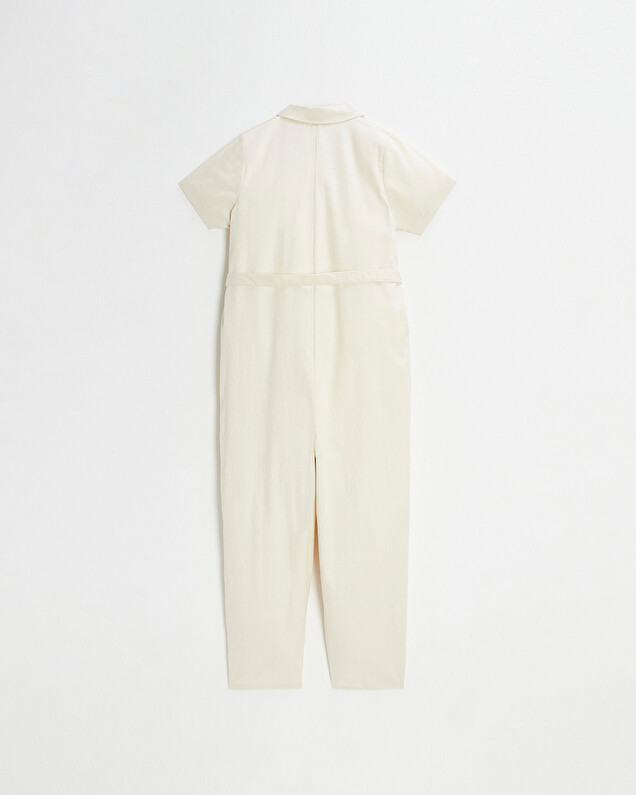 Combinaison longue en twill Coloris beige  Natalys