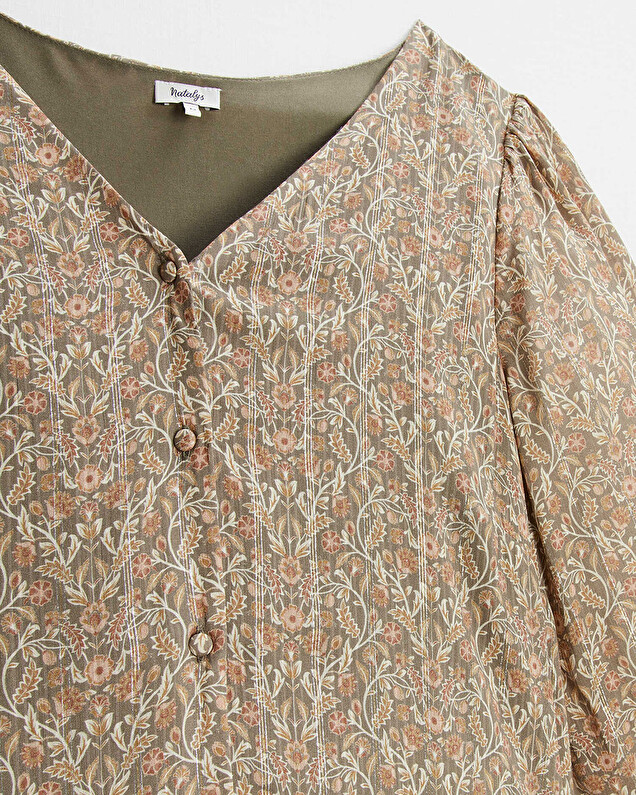 Robe de grossesse Imprimé fleurs Natalys