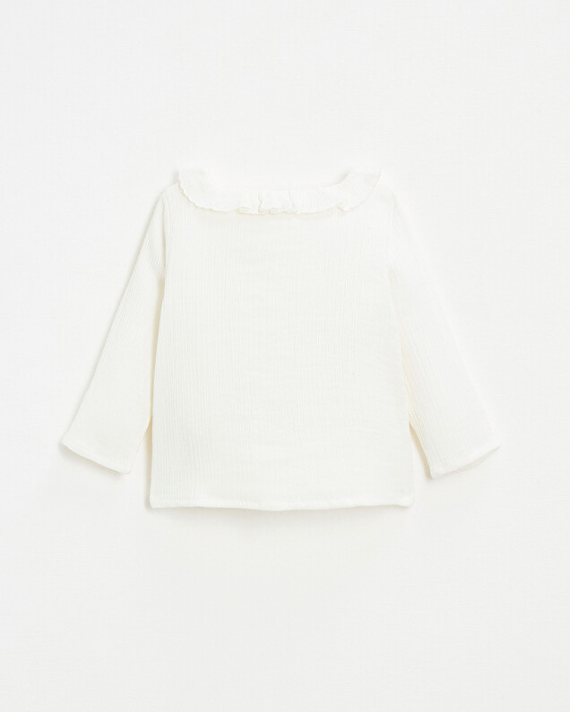 Blouse bébé en gaze de coton bio Natalys