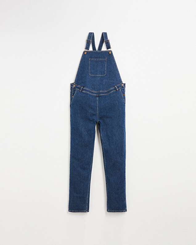Salopette future maman en denim Coloris bleu  Natalys