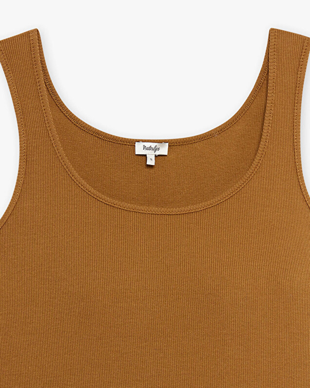 Débardeur camel En coton bio Natalys