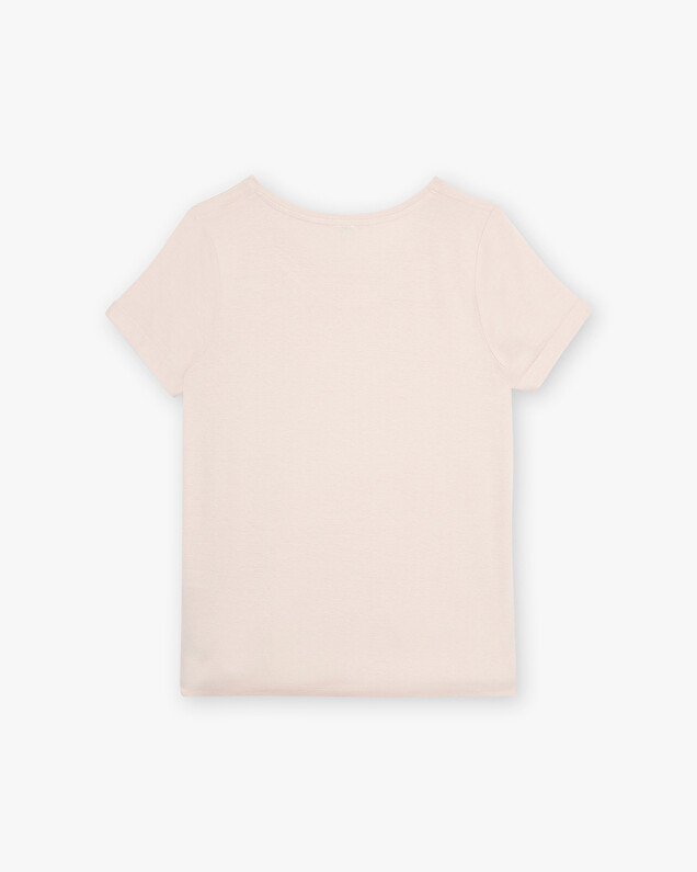 Tee-shirt rose En coton bio Natalys