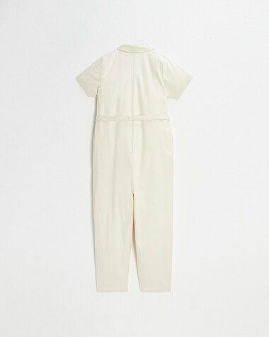 Combinaison longue en twill Coloris beige  Natalys