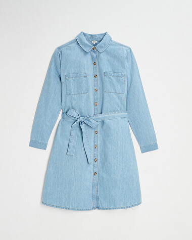 Robe de grossesse en denim Coloris bleu clair  Natalys