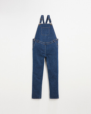 Salopette future maman en denim Coloris bleu  Natalys