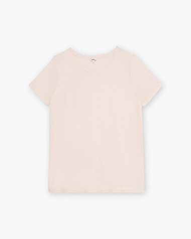 Tee-shirt rose En coton bio  Natalys