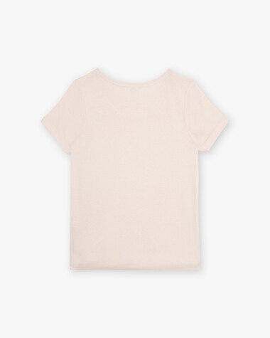 Tee-shirt rose En coton bio  Natalys