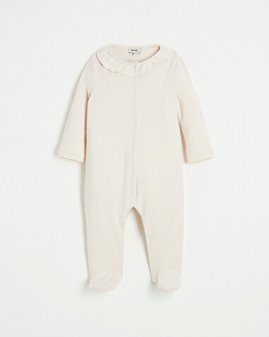 Dors-bien en coton ajour&eacute; Coloris rose clair  Natalys