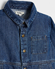 Combinaison en denim Coloris bleu Natalys