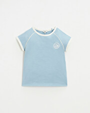 Tee shirt manches courtes Coloris bleu gris Natalys