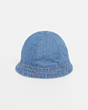 Chapeau en denim brodé Coloris bleu Natalys