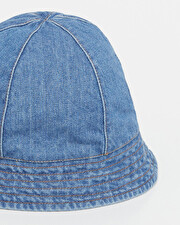 Chapeau en denim brodé Coloris bleu Natalys