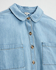 Robe de grossesse en denim Coloris bleu clair  Natalys