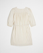 Robe rayée en voile de coton Coloris écru Natalys