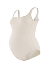 Maillot de bain 1 pièce Coloris écru Cache coeur