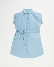 Robe de grossesse en denim Coloris bleu clair Natalys