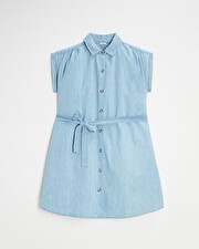 Robe de grossesse en denim Coloris bleu clair Natalys