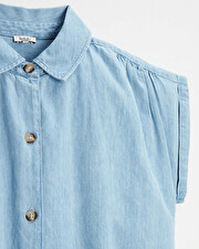 Robe de grossesse en denim Coloris bleu clair Natalys
