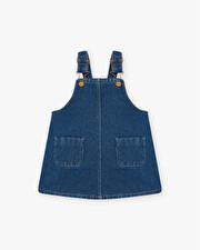 Robe salopette en jean Coloris bleu  Natalys