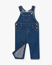 Salopette longue en denim Natalys