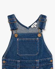 Salopette courte en denim Coloris bleu Natalys