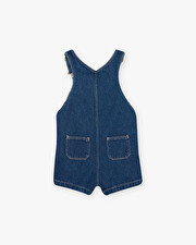 Salopette courte en denim Coloris bleu Natalys