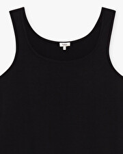 Robe d&eacute;bardeur noir En coton bio  Natalys
