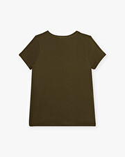 Tee-shirt kaki En coton bio Natalys
