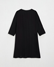 Robe noir en viscose grossesse et allait...   Natalys