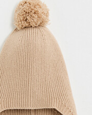 Bonnet en laine mérinos Coloris beige Natalys